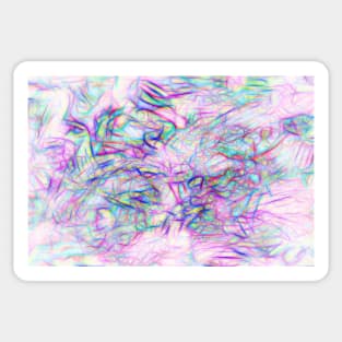 Colourful Random abstract background pattern Sticker